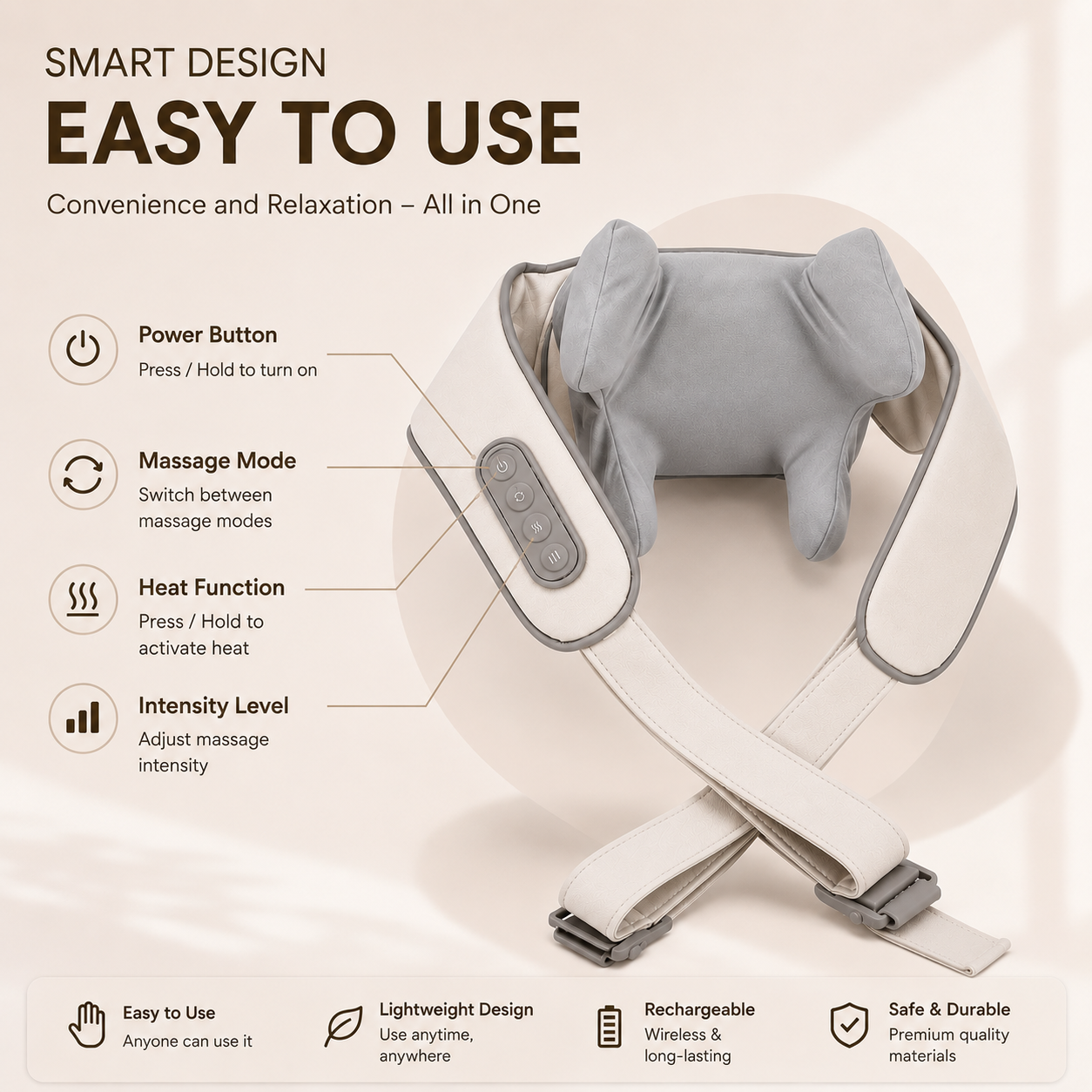 MASSAGIC™ Relief Pro – Neck & Shoulder Massager